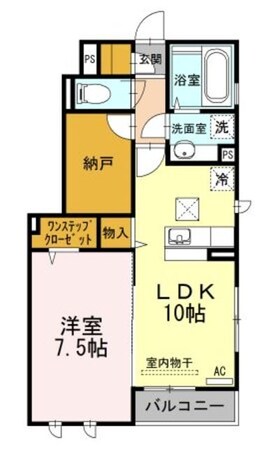 メゾン ド ショコラの物件間取画像